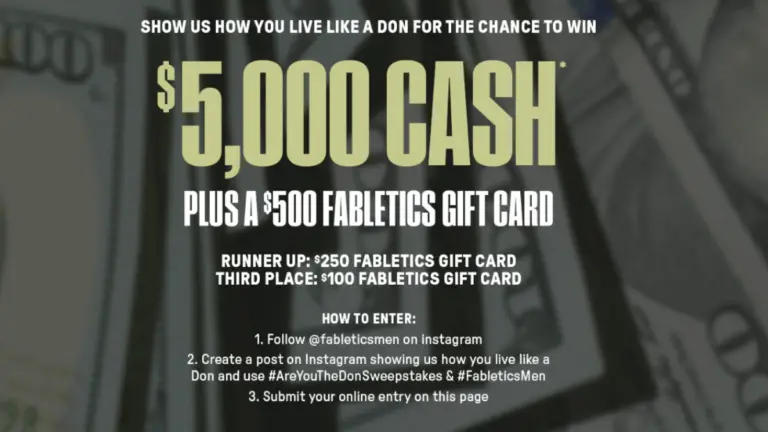 Fabletics The Don Pant Sweepstakes