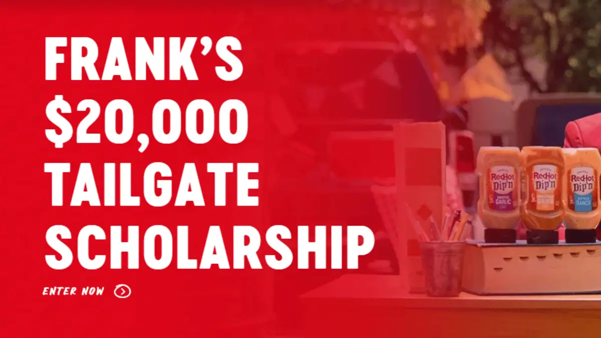 Frank’s $20,000 Tailgate Scholarship