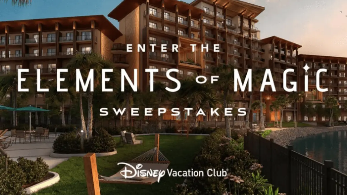 Disney Vacation Club Elements of Magic Sweepstakes