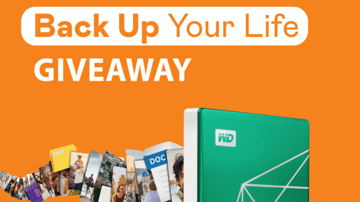 Western Digital Back Up Your Life Giveaway