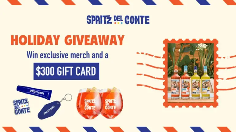 Spritz Del Conte Holiday Sweepstakes