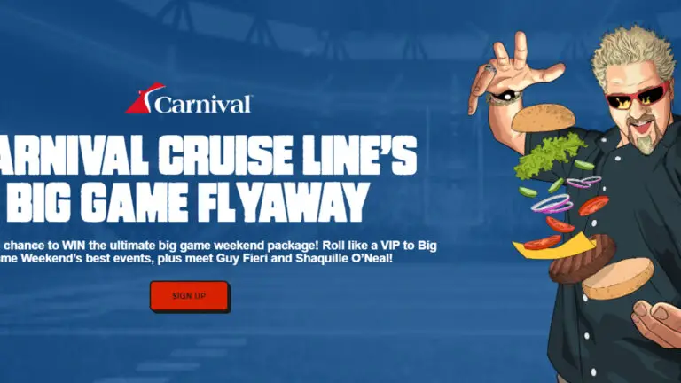 Win a VIP Meet with Shaq & Fieri from Carnival