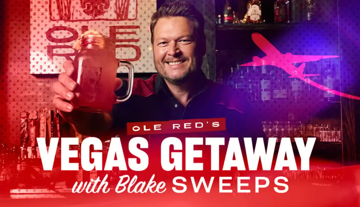 Win a Vegas Getaway with Blake Shelton from Ole Red