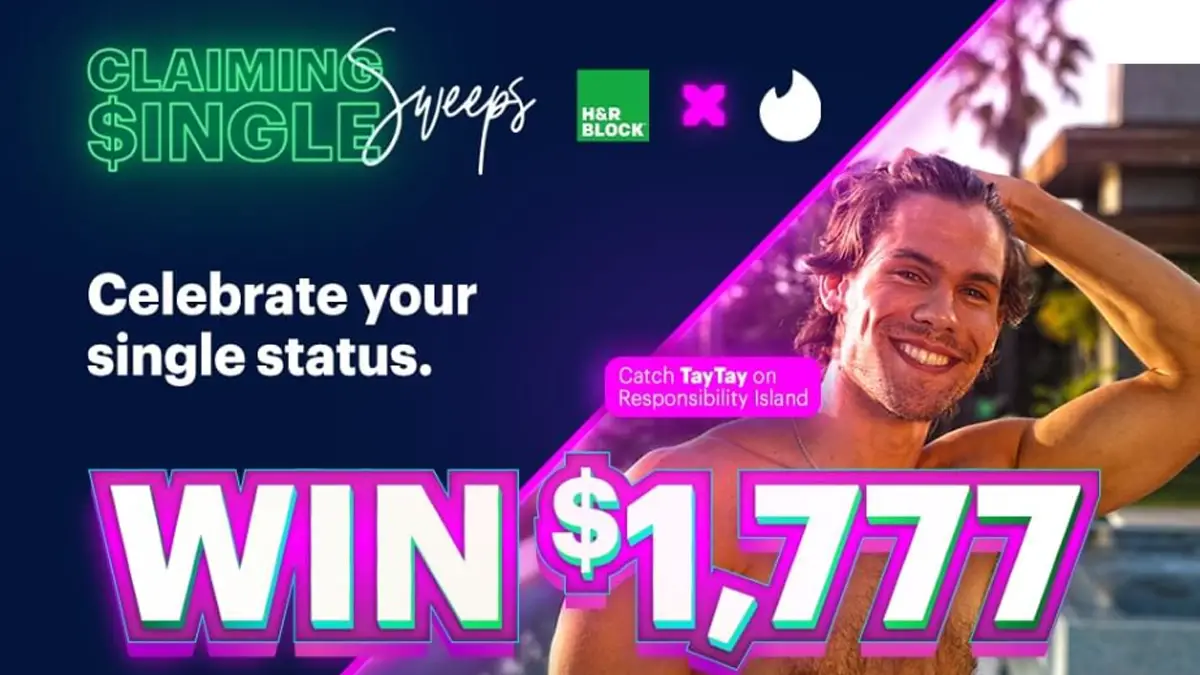 Win a $1,777 Amex Gift Card from Tinder’s Claiming Single Sweepstakes