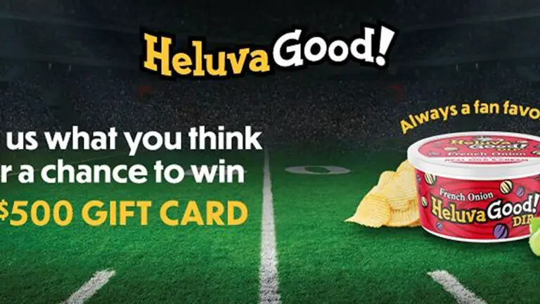 Win a $500 Gift Card from Heluva Good