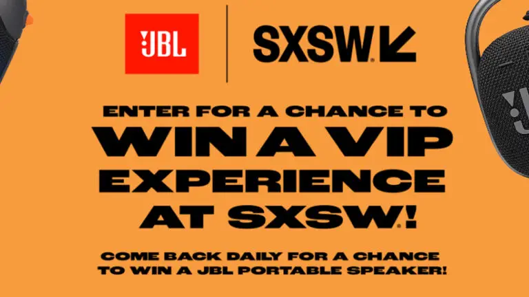 Win a Trip to SXSW or JBL Prizes from JBL