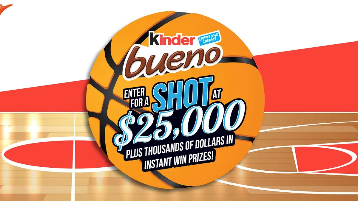 Win $25,000 or Instant Prizes from Kinder Bueno