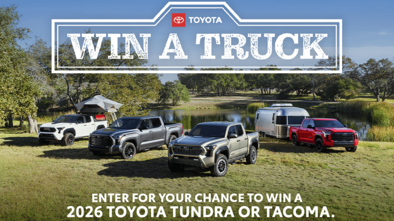 Toyota Win A Truck Giveaway Sweepstakes