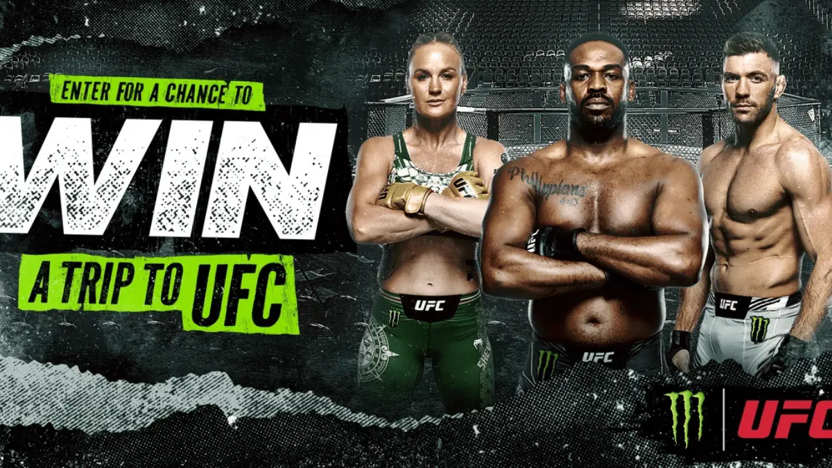 "Enter for a Chance to Win a UFC Trip!"