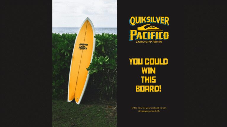 Win a Custom Surfboard!