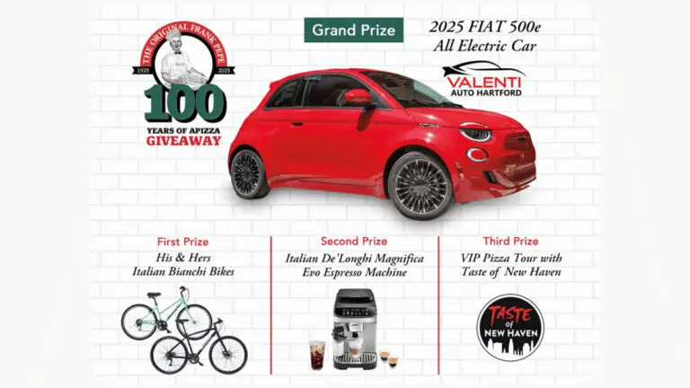 Win Exciting Prizes in Frank Pepe’s 100 Year Anniversary Sweepstakes!