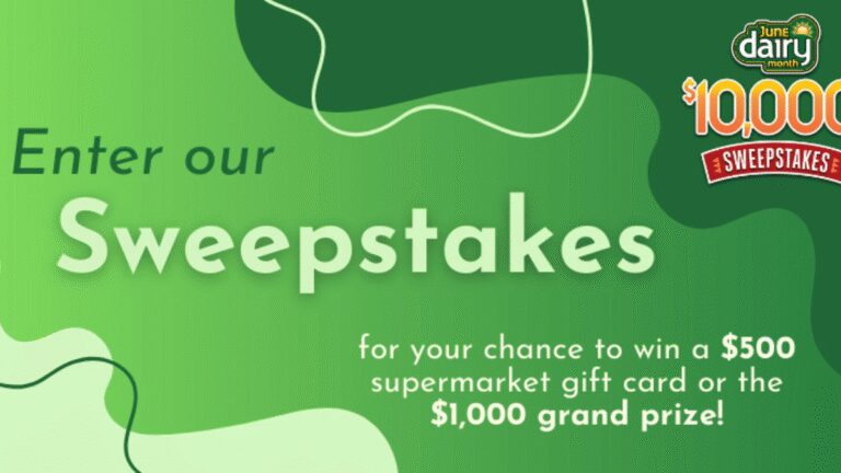 Win Big in the June Dairy Month Sweepstakes!