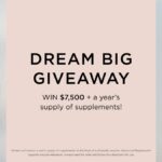 JSHealth Vitamins Dream Big Giveaway: Win Cash Prizes!