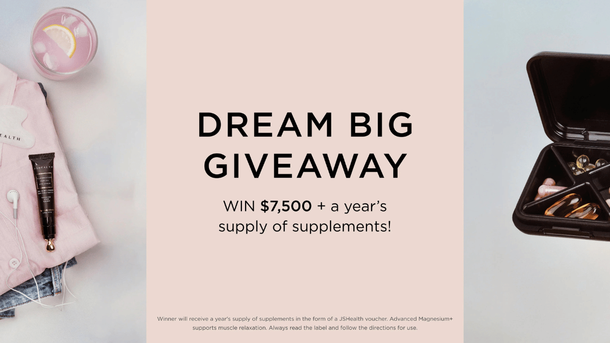JSHealth Vitamins Dream Big Giveaway: Win Cash Prizes!