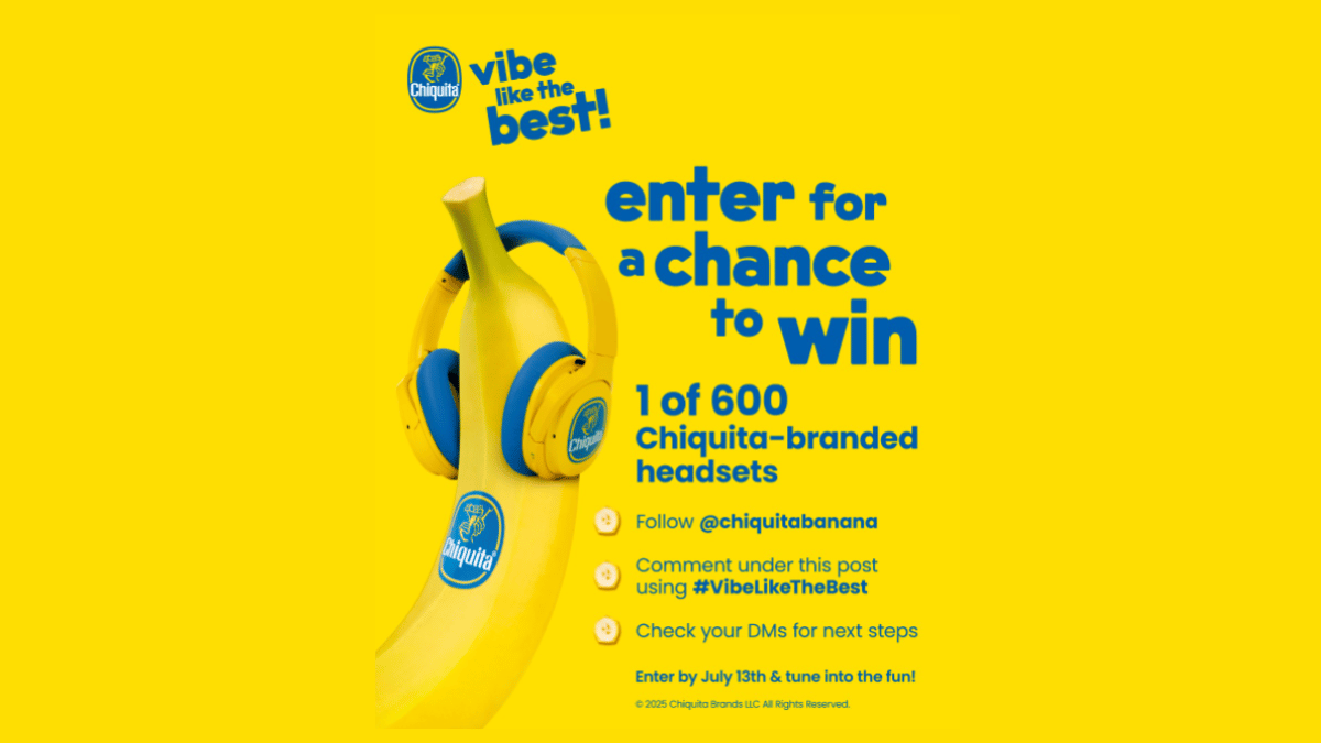 Chiquita Vibe Like the Best Giveaway: Win Exclusive Headsets!