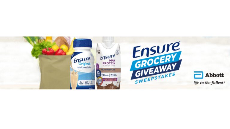 Win Big with Ensure Grocery Giveaway!