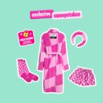 Win a bathrobe, a pair of shorts, socks, and a face-washing headband