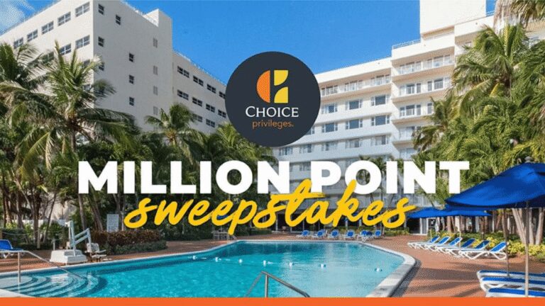 "Choice Hotels Million Points Sweepstakes: Enter to Win Big!"