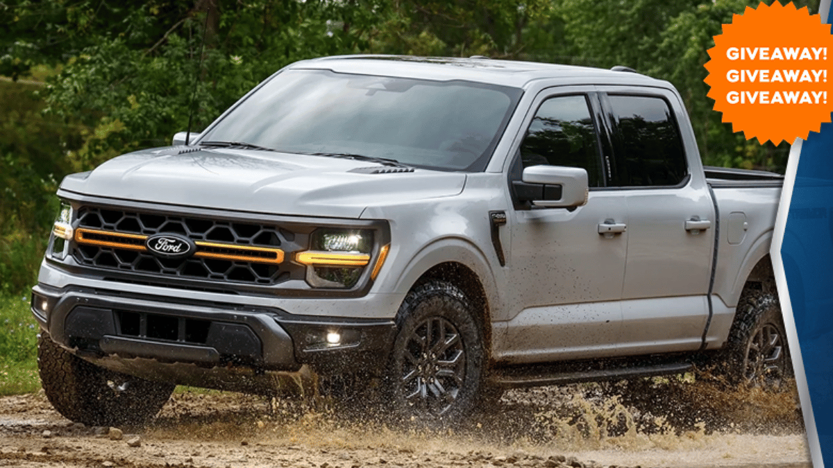 "Enter to Win a Ford F-150 or $50,000 Cash!"