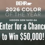 Behr 2026 Color of the Year Sweepstakes