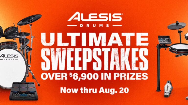 Win Exciting Prizes with Guitar Center's Alesis Drum Sweepstakes!