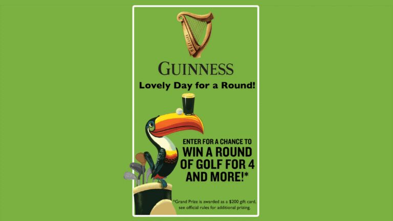 Win Prizes in the Guinness Golf Sweepstakes!