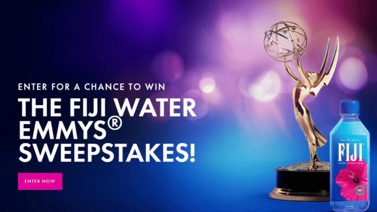 FIJI Water Emmy Awards Sweepstakes: Win a VIP Experience!