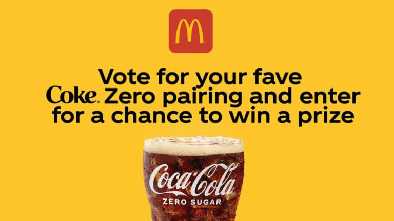 Win Big with Coca-Cola's McDonald's Pairing Sweepstakes!