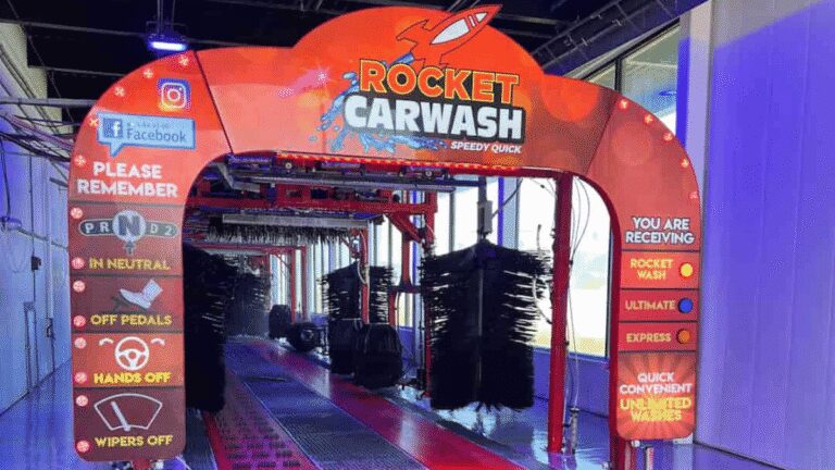 "Win a Free Car Wash at Rocket Carwash!"
