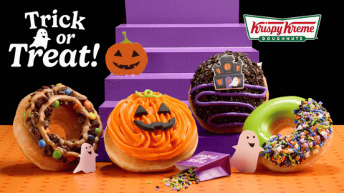 Free Doughnut at Krispy Kreme on October 25 and 31 with Costume