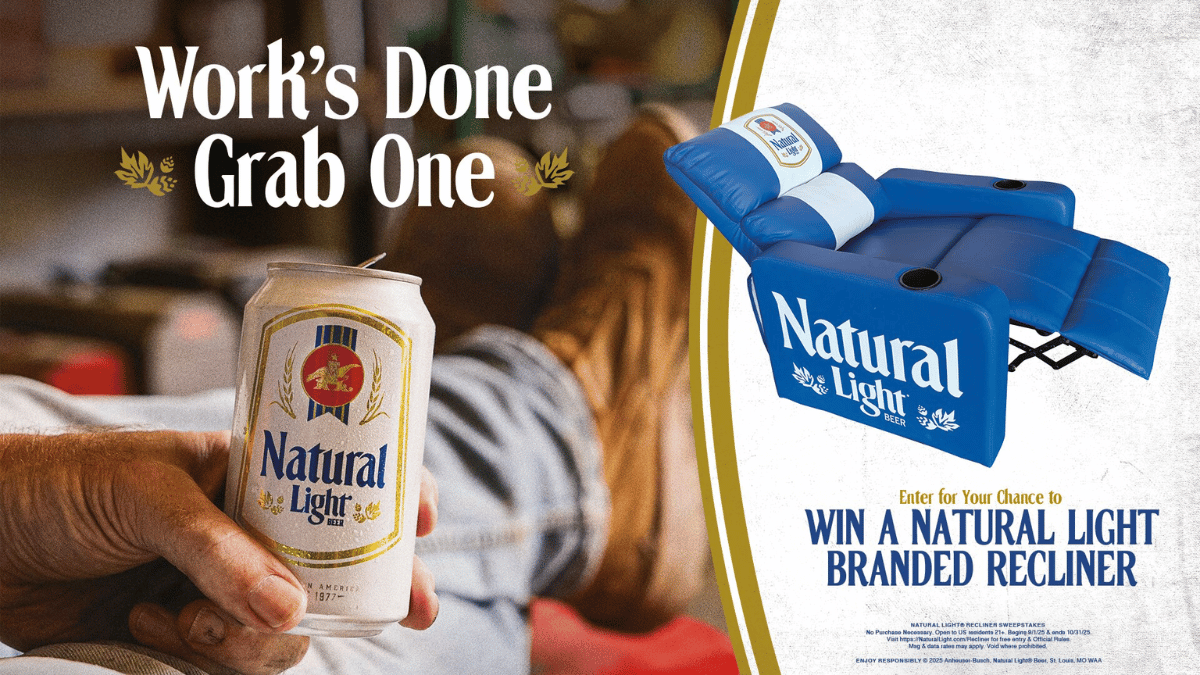 Win a Natural Light Recliner!
