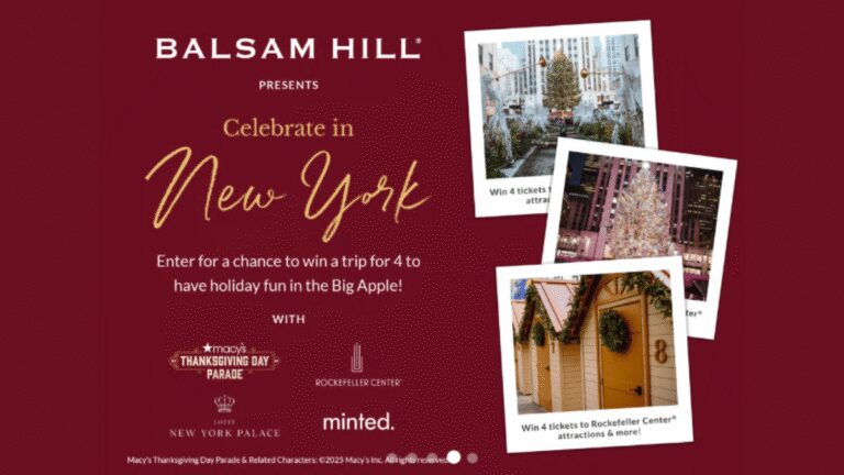 "Celebrate in New York Sweepstakes: Win a Holiday Adventure!"