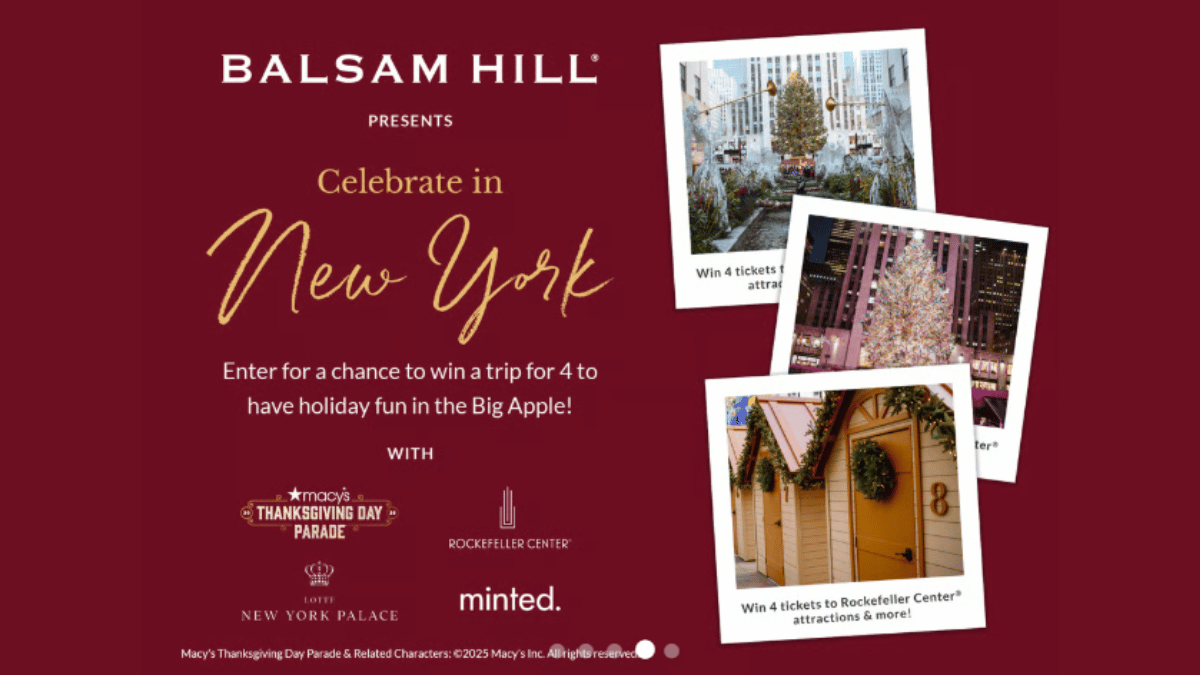 "Celebrate in New York Sweepstakes: Win a Holiday Adventure!"