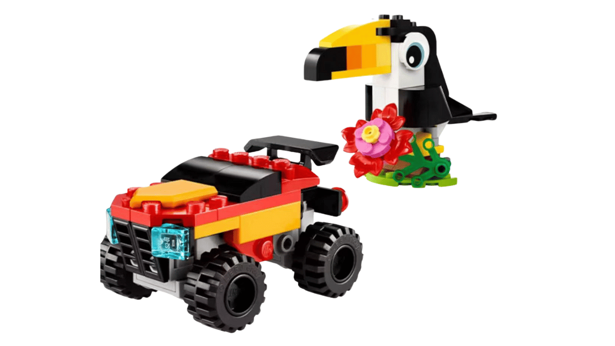 Free LEGO Creator 3-in-1 Toucan or Monster Truck Craft Activity at JCPenney