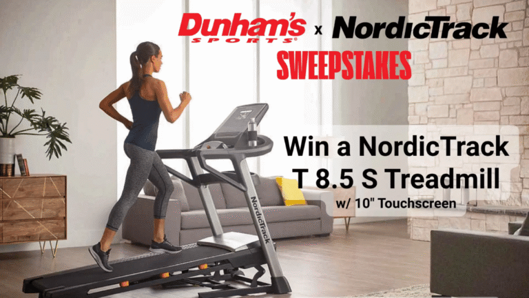 Win a NordicTrack T 8.5 S Treadmill!