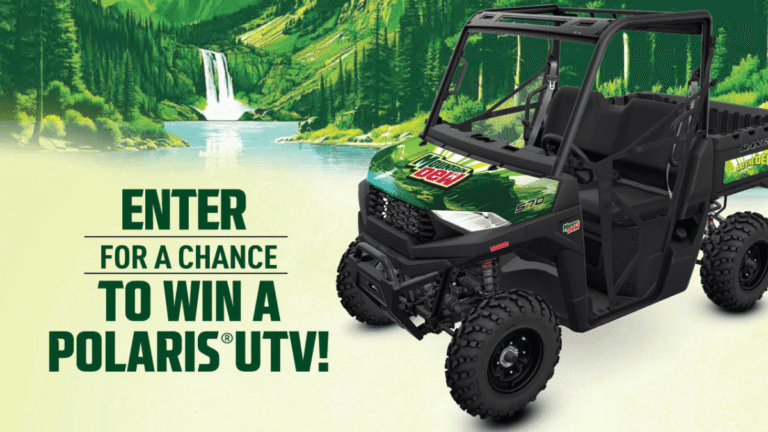 Win a Special Edition 2025 MOUNTAIN DEW Polaris Ranger SP 570!