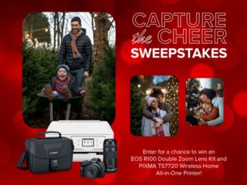 Canon Capture the Cheer Sweepstakes