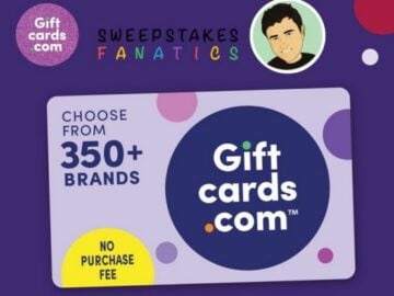 Sweepstakes Fanatics 200$ Giftcards.com eGift Giveaway