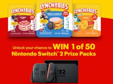 Kraft Heinz Lunchables Nintendo Sweepstakes – Purchase / Mail-in