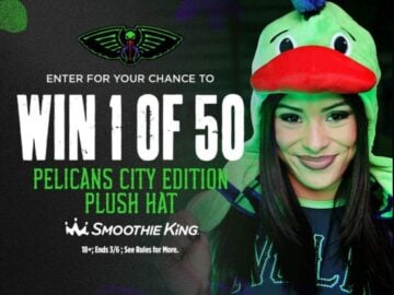 New Orleans Pelicans 2026 City Edition Plush Hat Giveaway