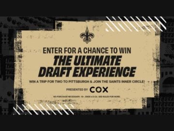 New Orleans Saints VIP Draft Sweepstakes