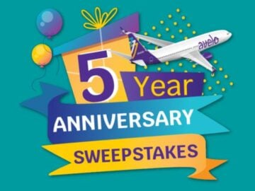 Avelo 5 Year Anniversary Sweepstakes