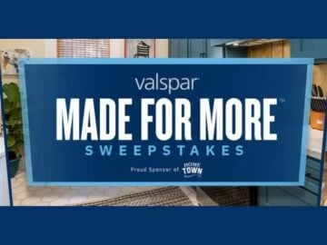 HGTV Valspar Made For More Sweepstakes