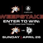 NBA Crypto.com 76ers 2026 Round 1 Playoff Sweepstakes