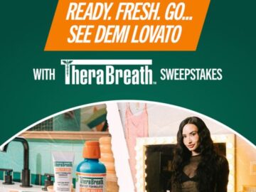 TheraBreath Ready. Fresh. Go… See Demi Lovato Sweepstakes – Instagram