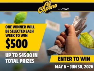 Al Capone Turn A New Leaf Cash Giveaway