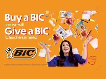 BIC Back-to-School Teacher Shopping Spree Sweepstakes