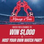 Menage A Trois Match Day Sweepstakes