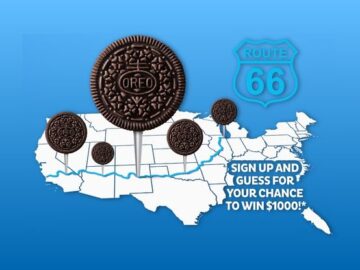 Oreo Route 66 Playful Sweepstakes