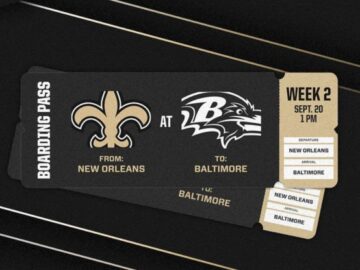SeatGeek Saints Fly Away Sweepstakes